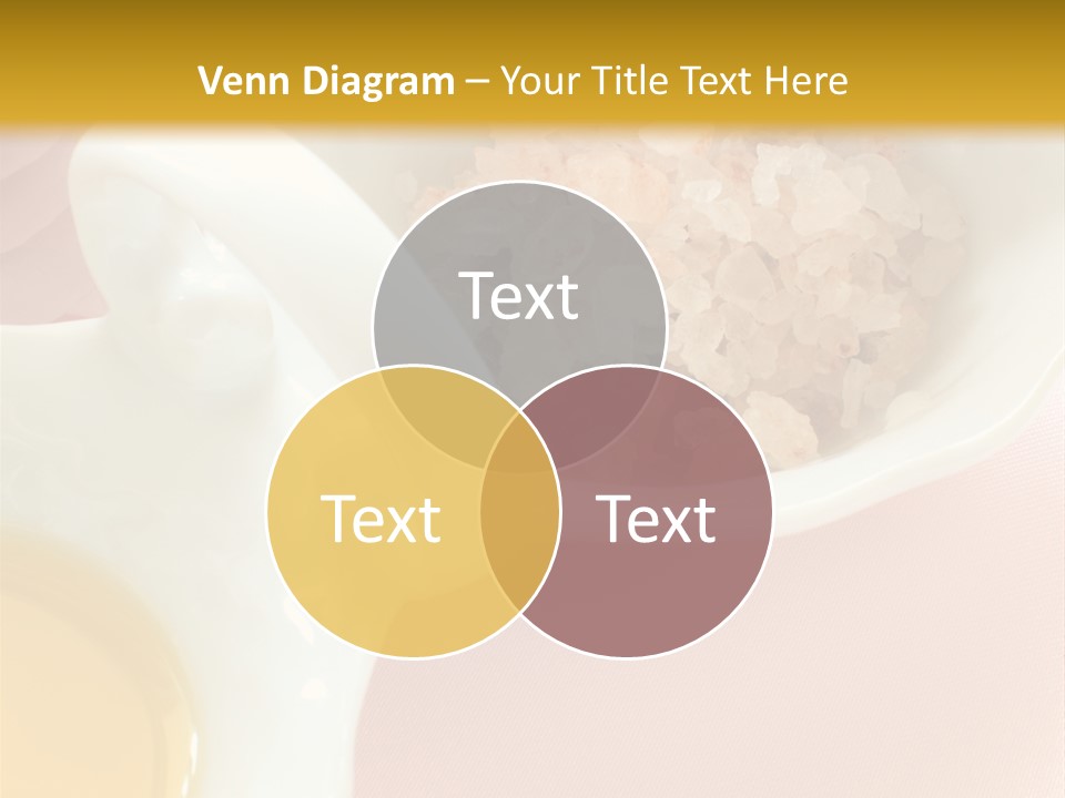 Flower Elegant Massage Salt PowerPoint Template