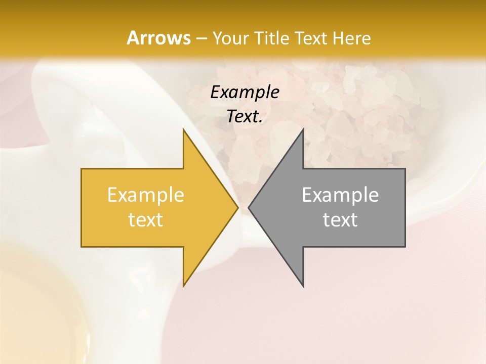 Flower Elegant Massage Salt PowerPoint Template