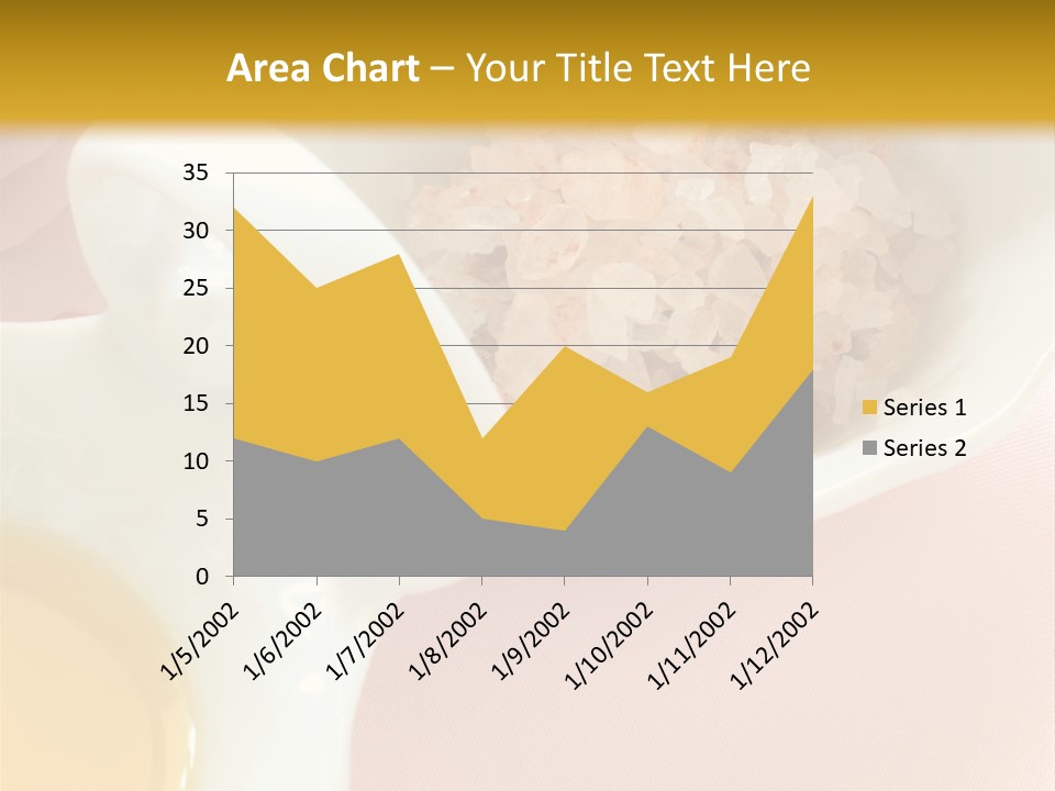 Flower Elegant Massage Salt PowerPoint Template