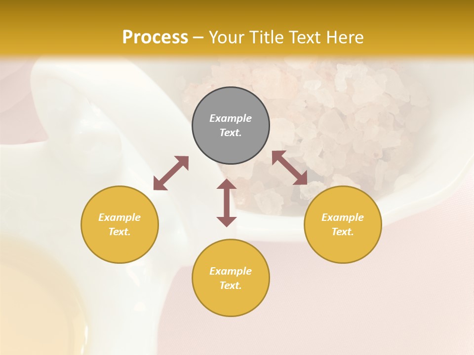 Flower Elegant Massage Salt PowerPoint Template