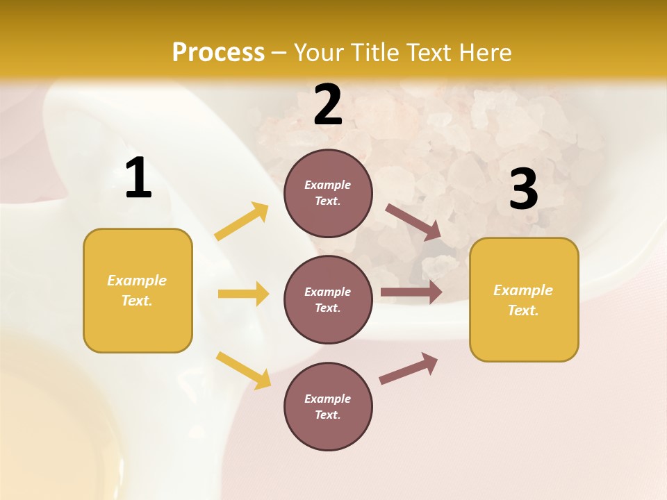 Flower Elegant Massage Salt PowerPoint Template