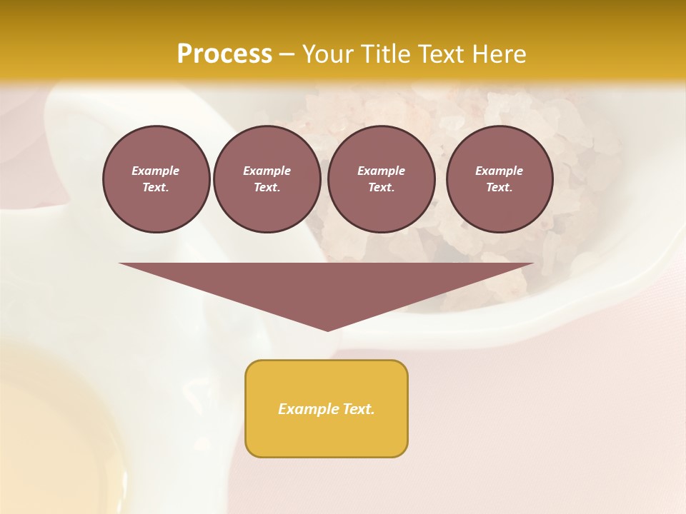 Flower Elegant Massage Salt PowerPoint Template