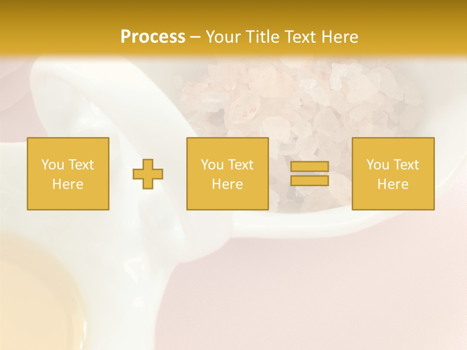 Flower Elegant Massage Salt PowerPoint Template