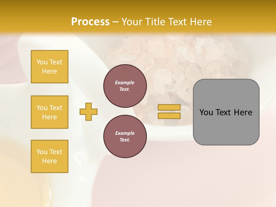 Flower Elegant Massage Salt PowerPoint Template