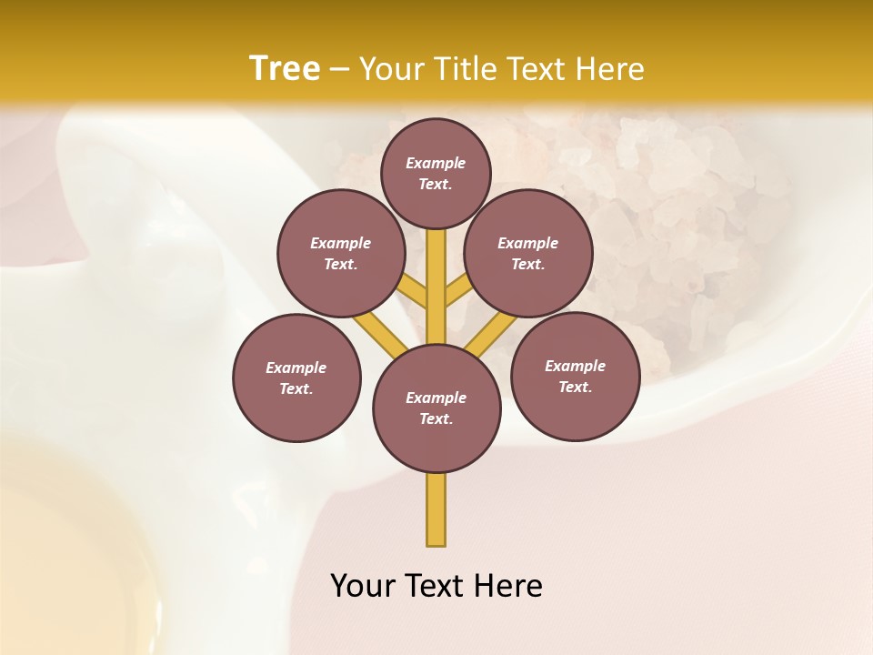 Flower Elegant Massage Salt PowerPoint Template