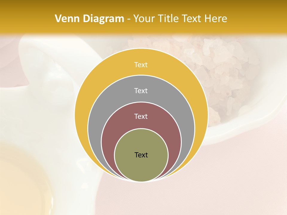 Flower Elegant Massage Salt PowerPoint Template