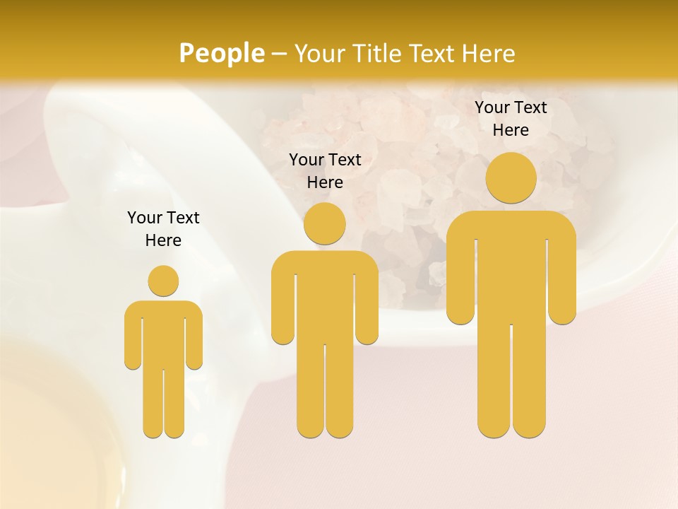 Flower Elegant Massage Salt PowerPoint Template