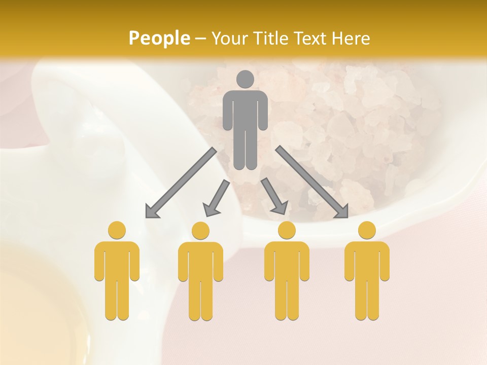 Flower Elegant Massage Salt PowerPoint Template