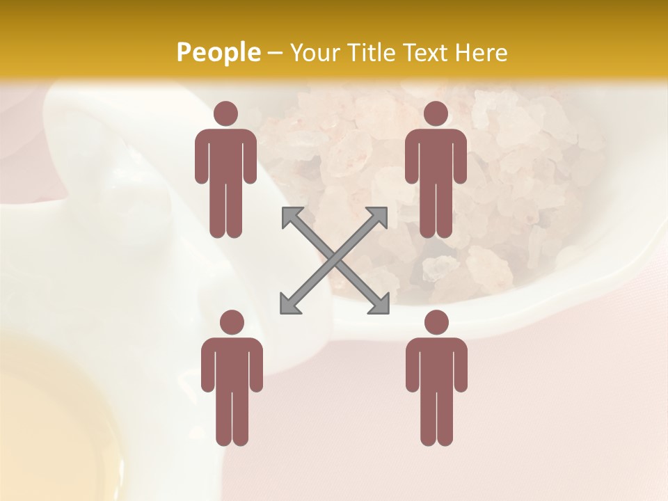 Flower Elegant Massage Salt PowerPoint Template