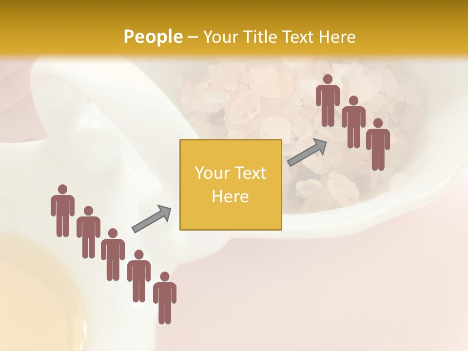 Flower Elegant Massage Salt PowerPoint Template