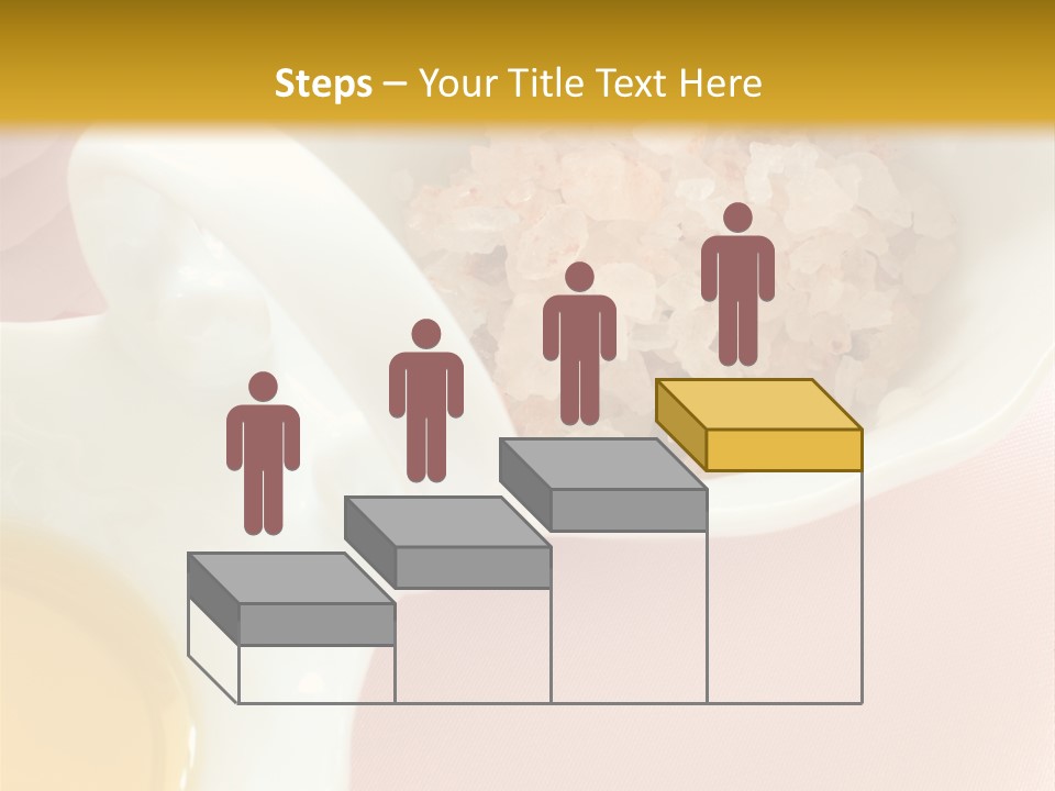 Flower Elegant Massage Salt PowerPoint Template