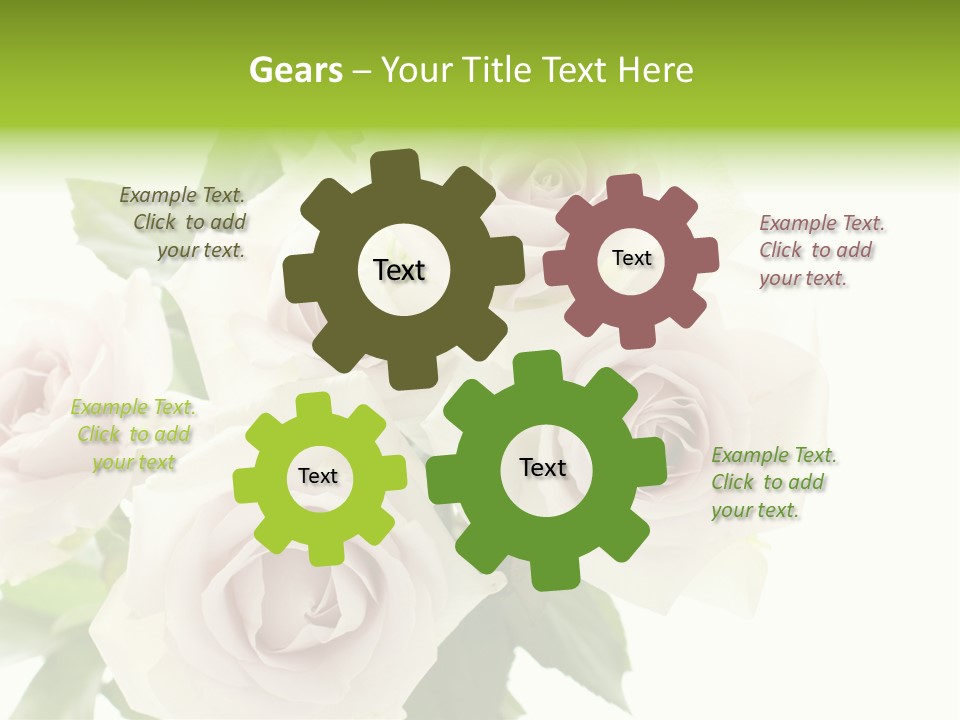 Plant Bloom Space PowerPoint Template