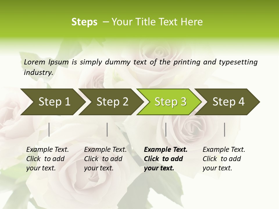Plant Bloom Space PowerPoint Template