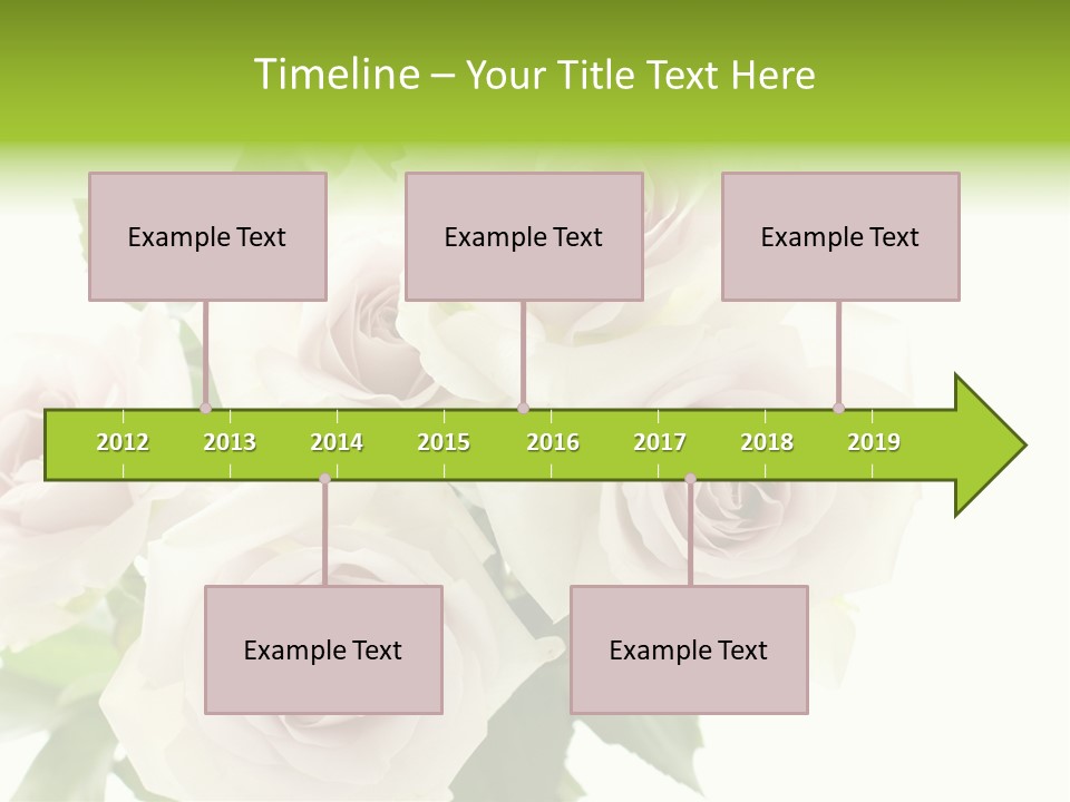 Plant Bloom Space PowerPoint Template