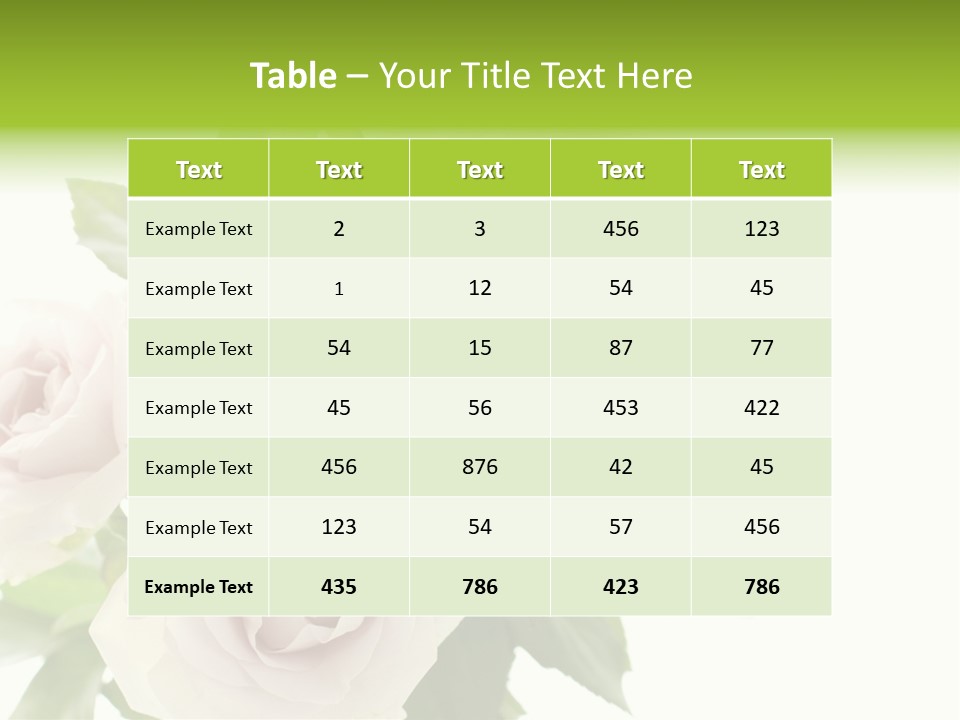 Plant Bloom Space PowerPoint Template