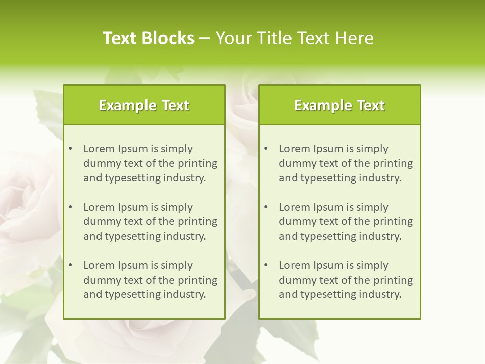 Plant Bloom Space PowerPoint Template