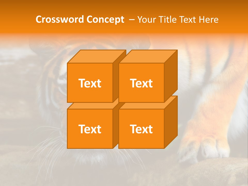 Captivity Asia Fierce PowerPoint Template