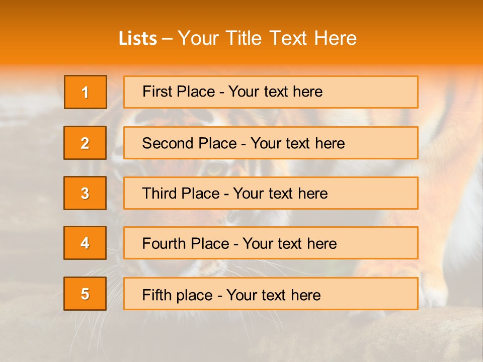 Captivity Asia Fierce PowerPoint Template