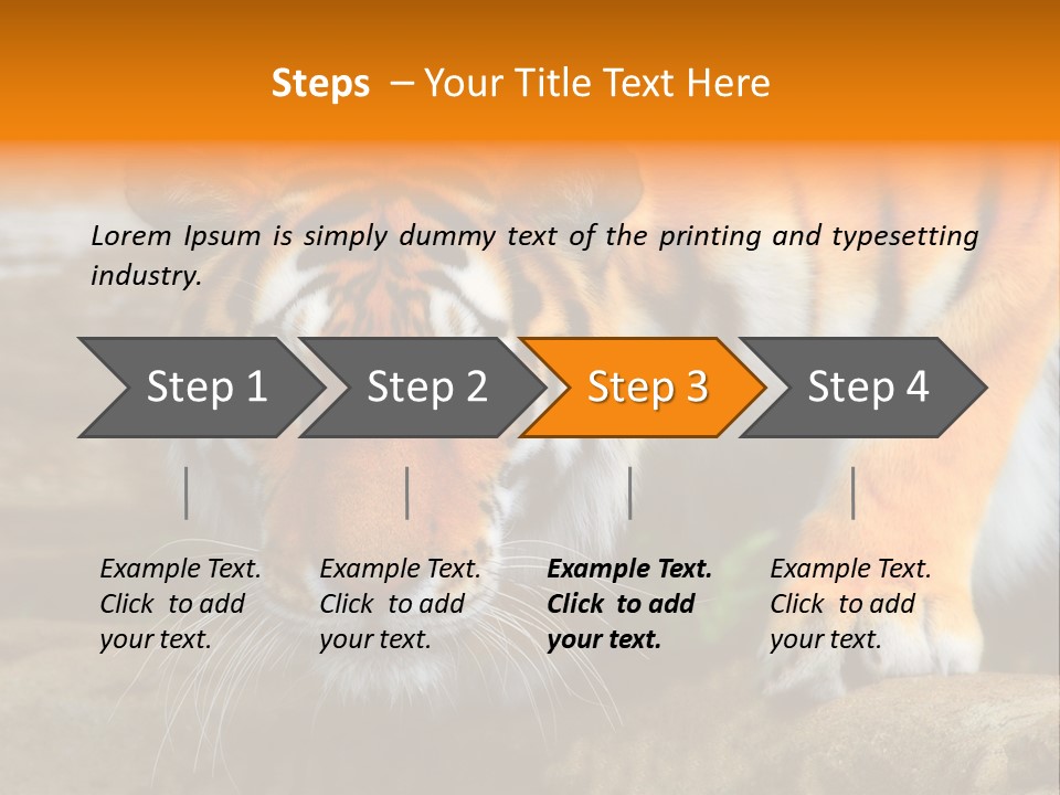 Captivity Asia Fierce PowerPoint Template