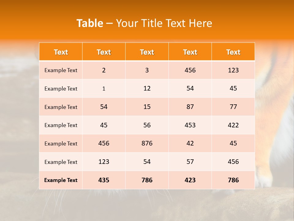 Captivity Asia Fierce PowerPoint Template