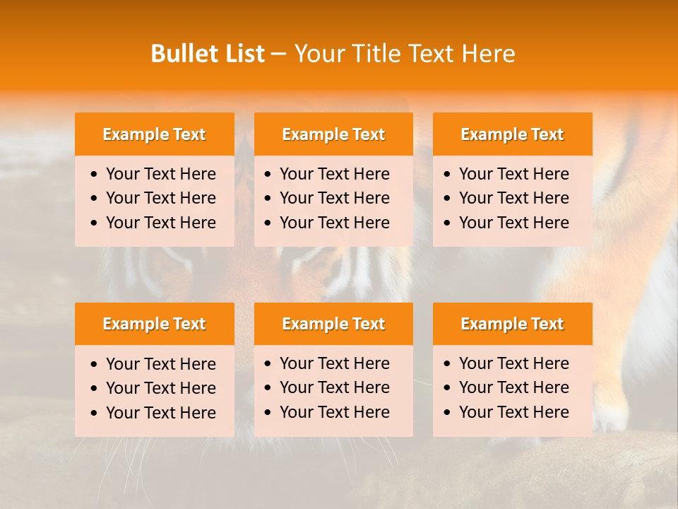 Captivity Asia Fierce PowerPoint Template