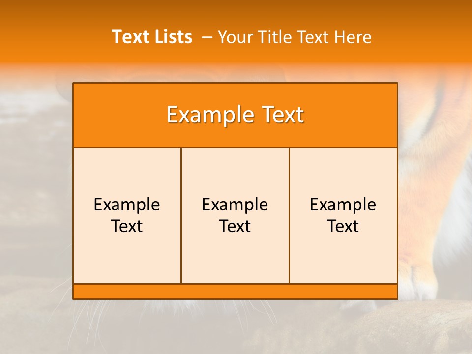 Captivity Asia Fierce PowerPoint Template