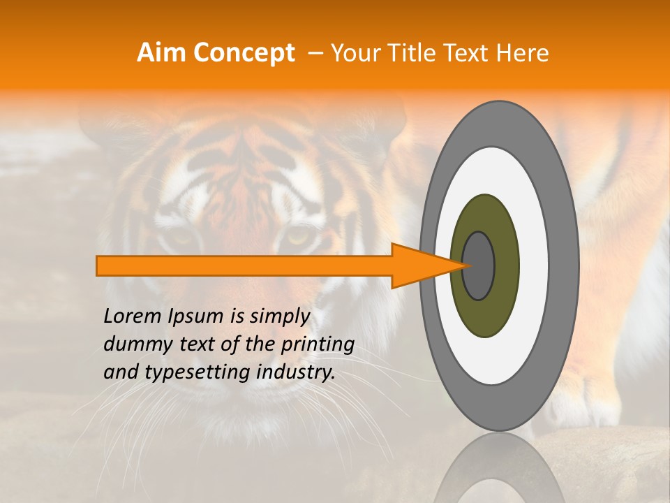 Captivity Asia Fierce PowerPoint Template