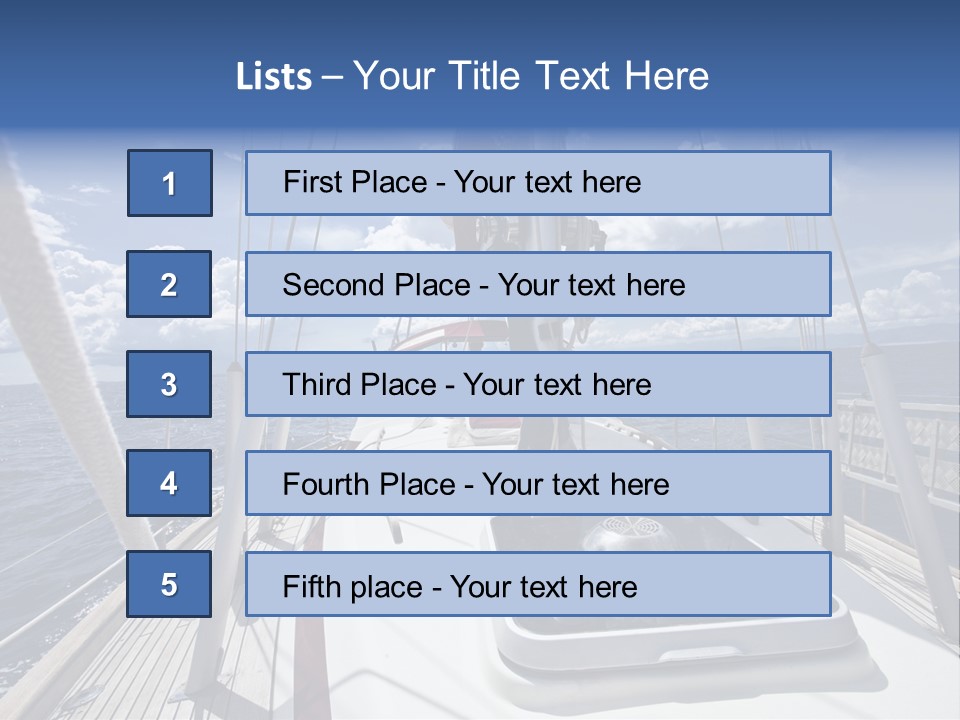 Wave Sport Maritime PowerPoint Template