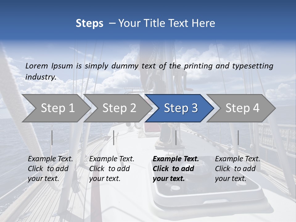 Wave Sport Maritime PowerPoint Template