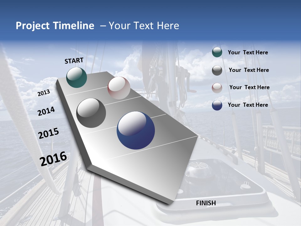 Wave Sport Maritime PowerPoint Template