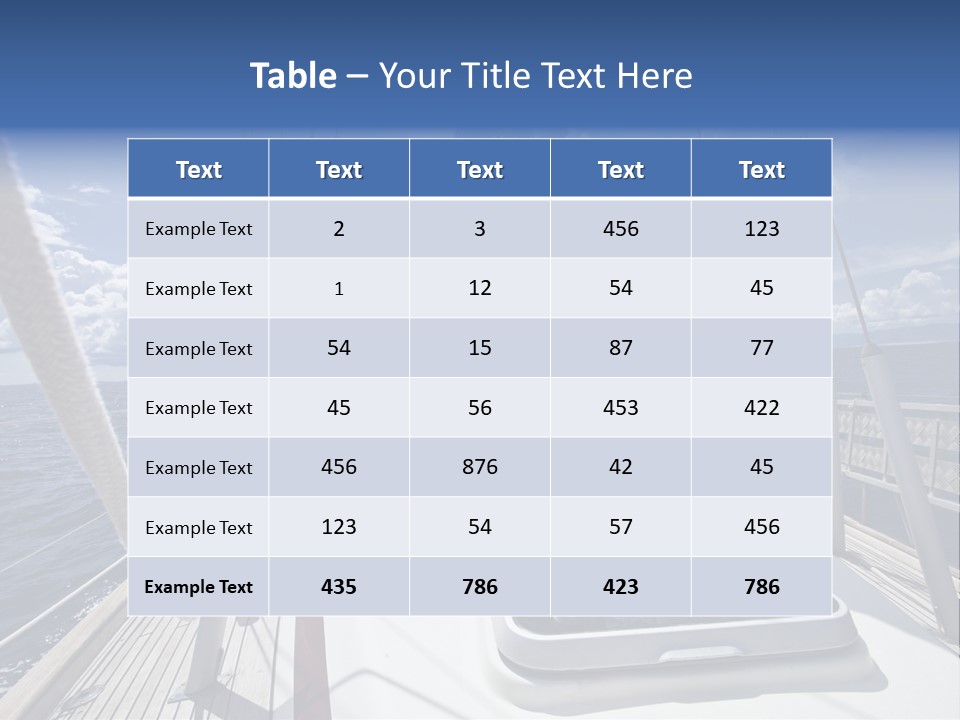 Wave Sport Maritime PowerPoint Template