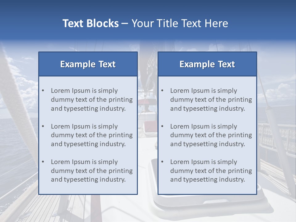 Wave Sport Maritime PowerPoint Template