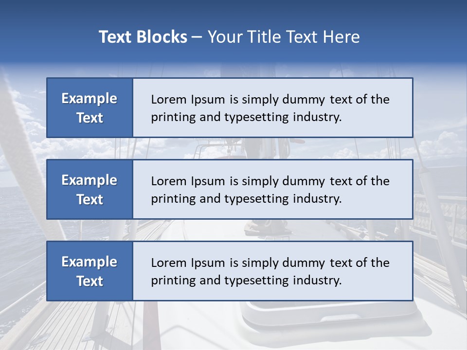 Wave Sport Maritime PowerPoint Template