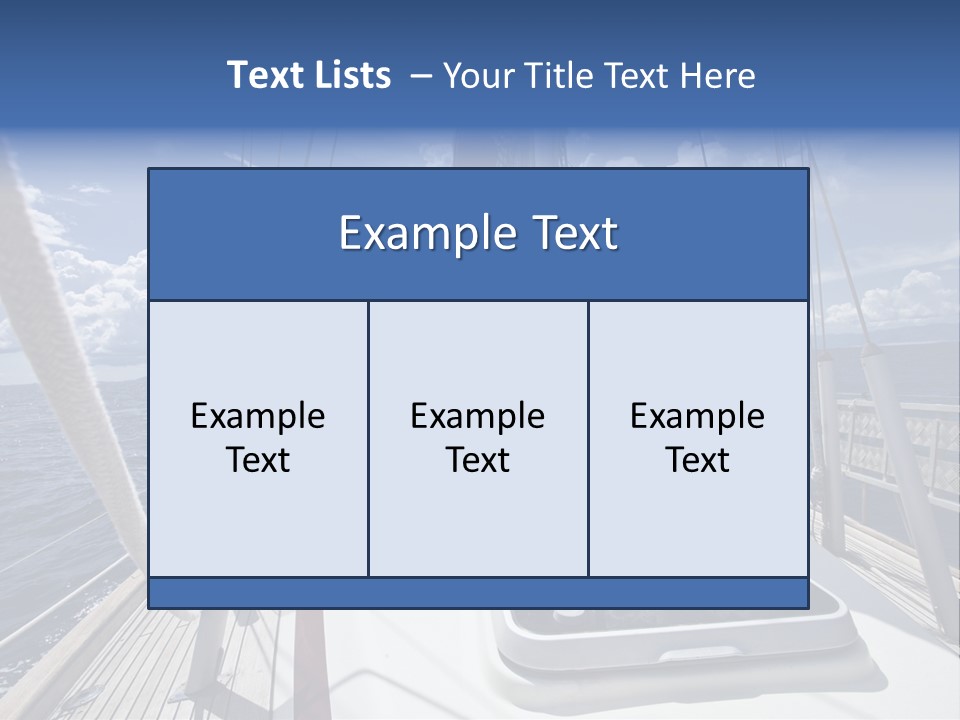 Wave Sport Maritime PowerPoint Template