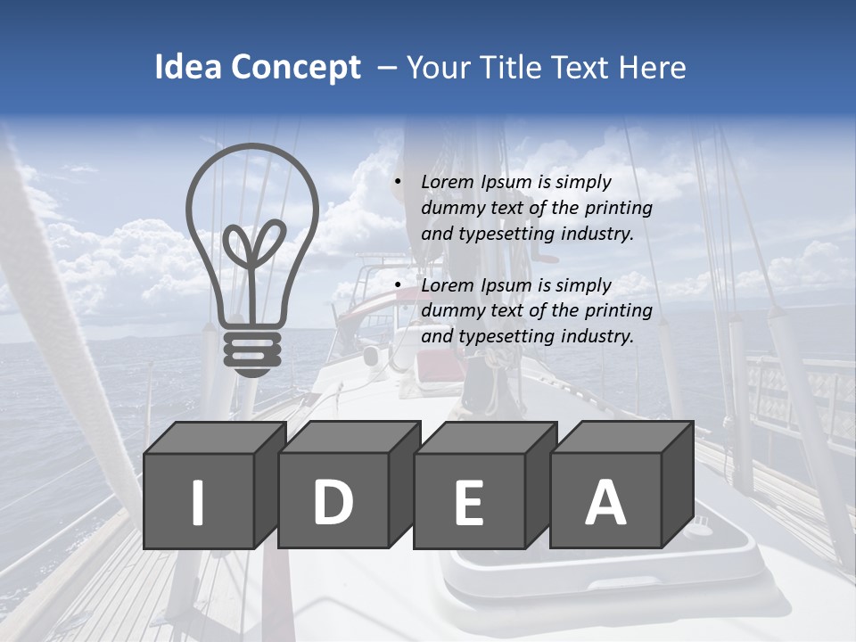 Wave Sport Maritime PowerPoint Template