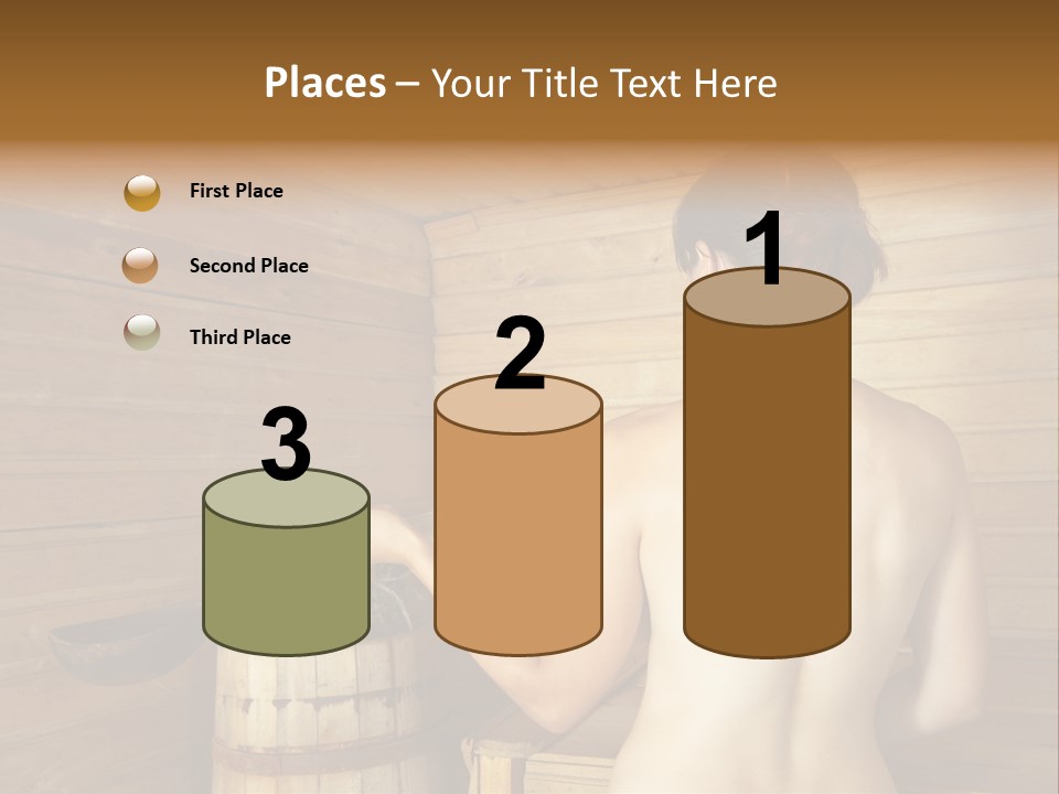 Back Female Warmth PowerPoint Template