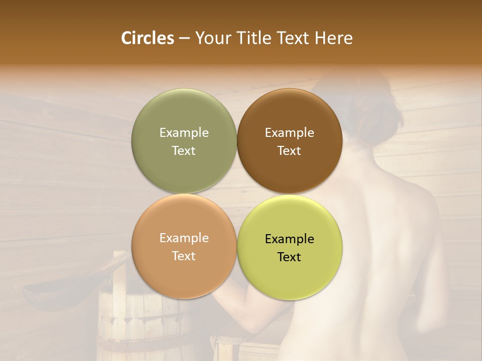 Back Female Warmth PowerPoint Template