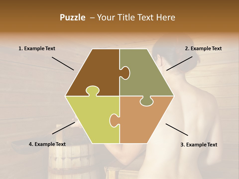 Back Female Warmth PowerPoint Template