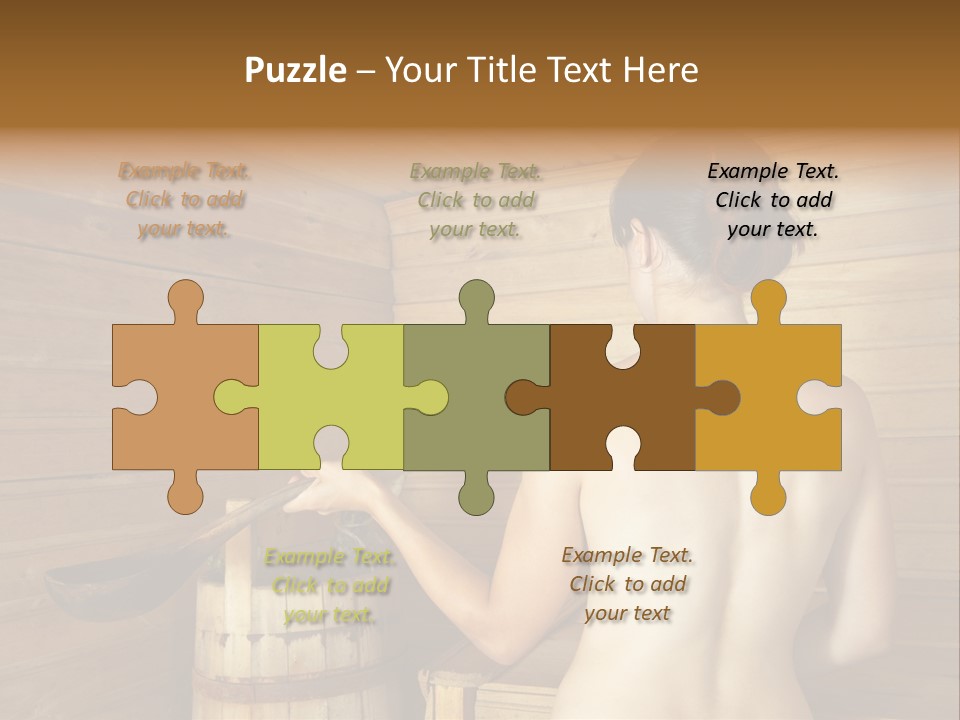 Back Female Warmth PowerPoint Template