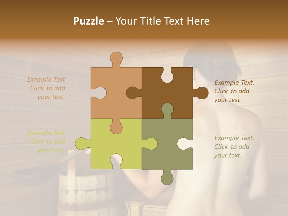 Back Female Warmth PowerPoint Template