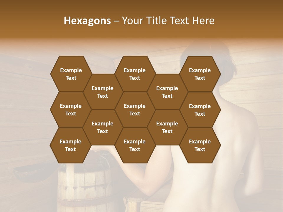 Back Female Warmth PowerPoint Template