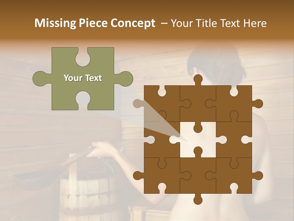 Back Female Warmth PowerPoint Template