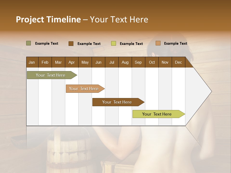 Back Female Warmth PowerPoint Template