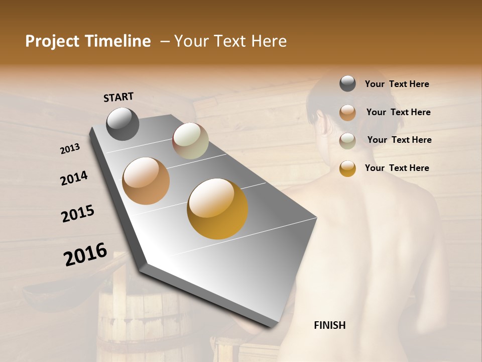 Back Female Warmth PowerPoint Template