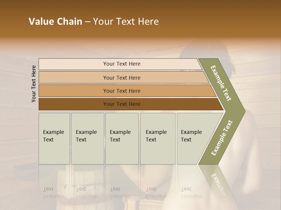 Back Female Warmth PowerPoint Template