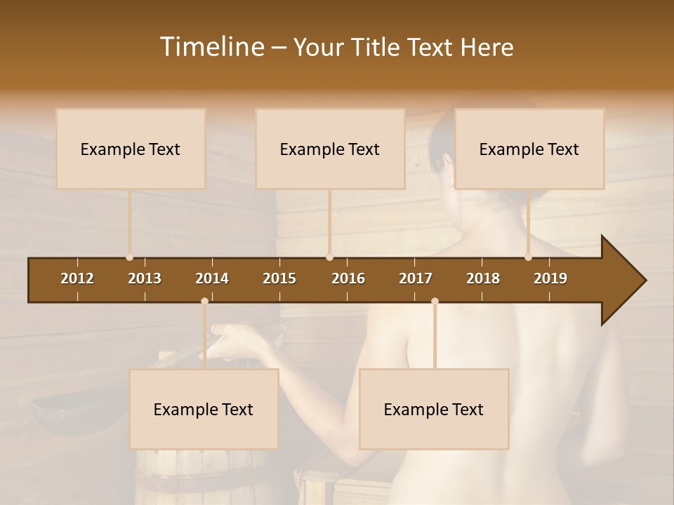 Back Female Warmth PowerPoint Template