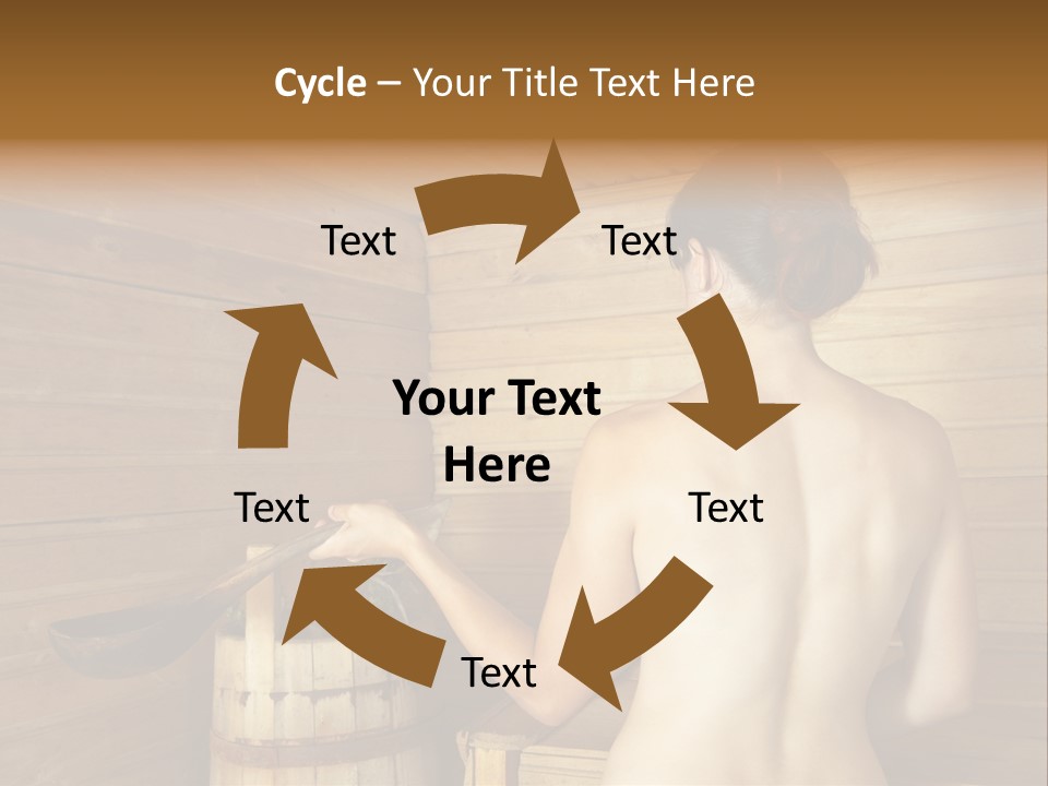 Back Female Warmth PowerPoint Template