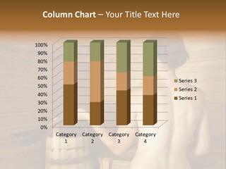 Back Female Warmth PowerPoint Template