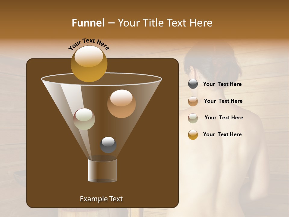 Back Female Warmth PowerPoint Template