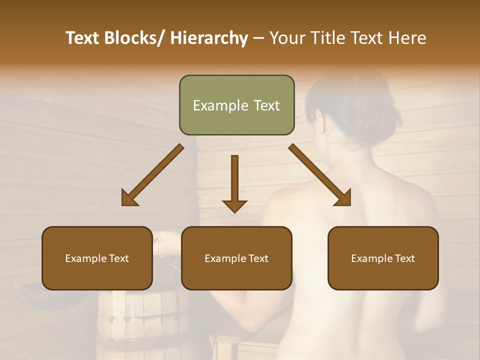 Back Female Warmth PowerPoint Template